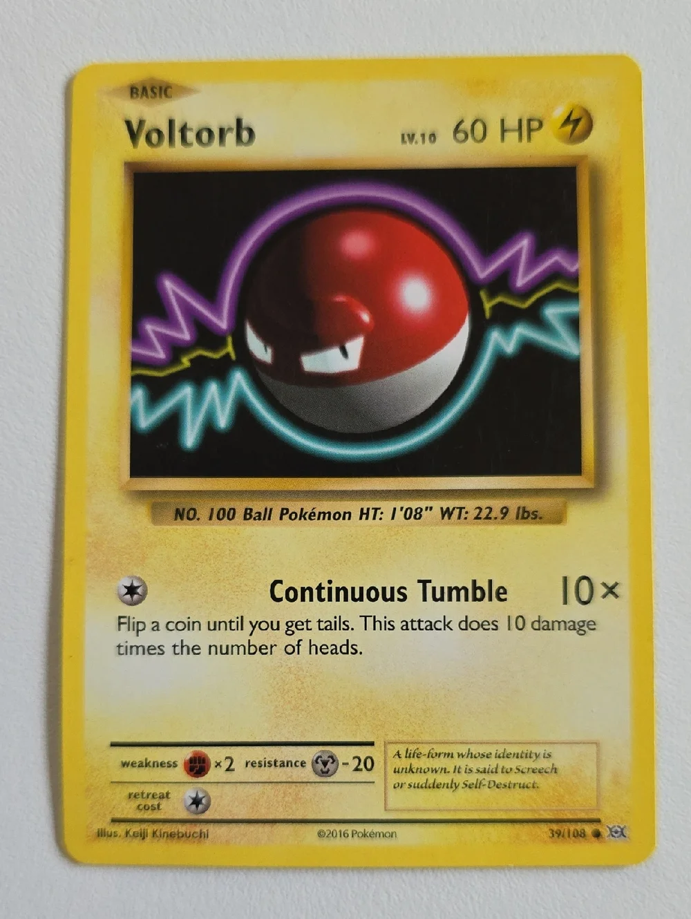 Pokemon Electrode And Voltorb Cards
